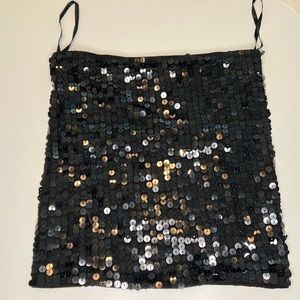 Frost sequin tube top